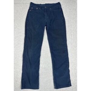 Levis 514 Corduroy Pants Mens 30x30 Navy Blue Straight Fit Cords